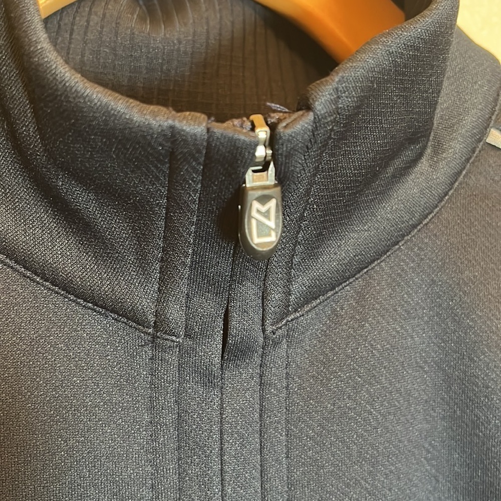 Cutter & Buck Navy CB WeatherTec Zipper Jacket Sweatshirt - Picture 3 of 11
